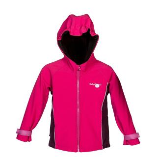 Dívčí softshellová bunda – fuchsiovo-fialová