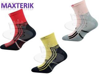 Ponožky Maxterik SENSURA, (barva: červená, růžová, žlutá)