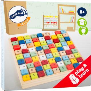 Dřevěné sudoku barevné (Dřevěná hra)