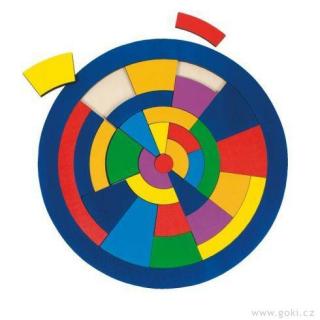 Kruh - barvy (Dřevěné fantazijní puzzle )