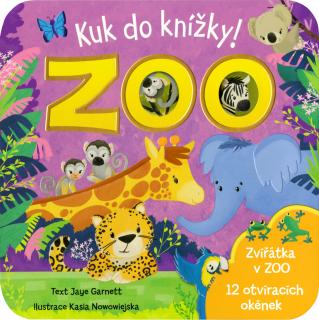 Kuk do knížky! ZOO (Zvířátka v ZOO - 12 otevíracích okének)