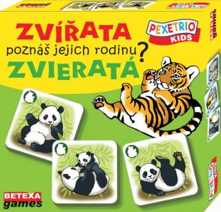 PEXETRIO KIDS - Zvířata - Poznáš jejich rodinu?