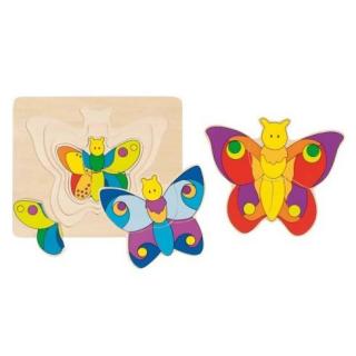 Vícevrstvé puzzle - Motýlek