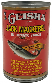 Geisha jack makrela v rajčatové omáčce 280g