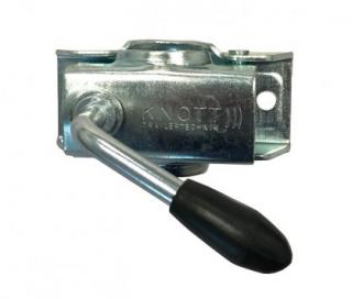 Držák opěrného kolečka 48 mm KNOTT, plech (Držák opěrného kolečka 48 mm KNOTT, plech)