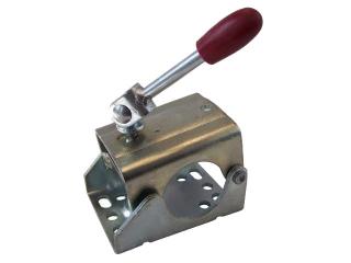 Držák opěrného kolečka 60 mm sklopná klička AL-KO (Držák opěrného kolečka 60 mm sklopná klička AL-KO)