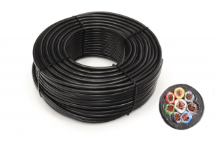 Kabel 8x1 mm2 (kostra 1,5 mm2), osmibarevný, balení 100 m