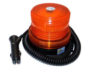 Maják magnetický LED oranžový BO, kroucený kabel, IP 56, 12/24 V (Maják magnetický LED oranžový BO, kroucený kabel, IP 56, 12/24 V)