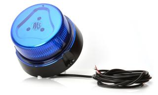 Maják pevný LED modrý WAS, kabel 3m (Maják pevný LED modrý WAS, kabel 3m)