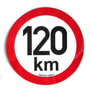 Omezení rychlosti 120 km retroreflexní pr. 200 mm (Omezení rychlosti 120 km retroreflexní pr. 200 mm)