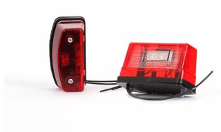 Osvětlení SPZ (registrační značky) LED červené velké WAS 247 (12-24V) (Osvětlení SPZ (registrační značky) LED červené velké WAS 247 (12-24V))