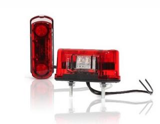 Osvětlení SPZ (registrační značky) LED červené WAS W53/245 (12-24V) (Osvětlení SPZ (registrační značky) LED červené WAS W53/245 (12-24V))
