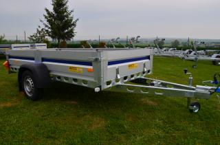 Přívěsný vozík - SILEZIA - 2920 x 1420x380 mm (2920 x 1420 s nápravou AL-KO 750 kg)