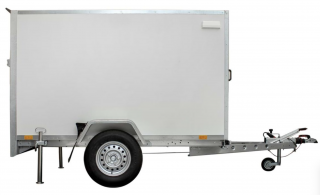Skříňový přívěs - TEMA BOX 2512C - 1500kg  - 2500 x 1250 x 1500  (Brzděny skříňový přívěs TEMA 1 osa - 1.500 kg)