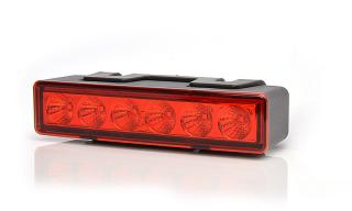 Výstražná záblesková svítilna červená WAS, barevné sklíčko (Výstražná záblesková svítilna červená WAS, barevné sklíčko)