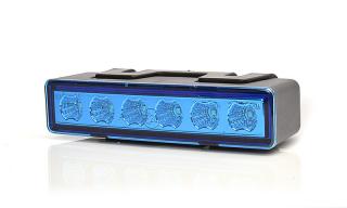 Výstražná záblesková svítilna modrá WAS, barevné sklíčko (Výstražná záblesková svítilna modrá WAS, barevné sklíčko)