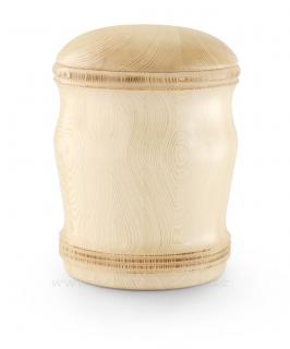 Urna dřevěná borovicové dřevo (Pohřební urna)