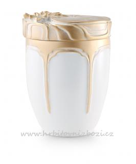 Urna ze syntetického sádrovce  (Pohřební urna)