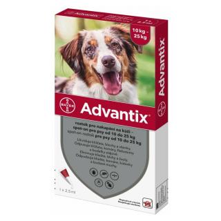Advantix spot-on 2.5ml 10-25kg