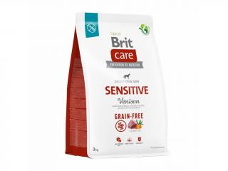 BRIT CARE Sensitive Venison 3kg (Bezobilná receptura Zvěřina s bramborem z řady Special care pro psy s citlivým trávením)