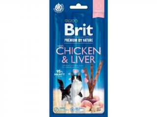 Brit Premium by Nature Cat Sticks with Chicken & Liver 3ks