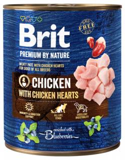Brit Premium By Nature Chicken with hearts 800g