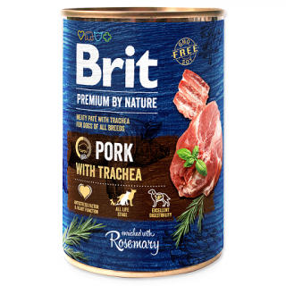 Brit Premium by Nature Pork with trachea 400g