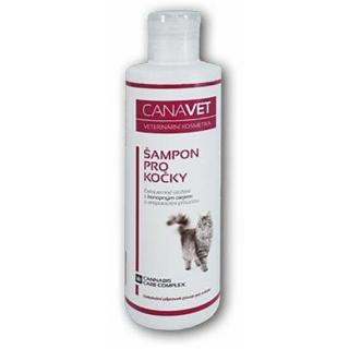 CANAVET šampon pro kočky s antiparazitní přísadou Canabis  250ml