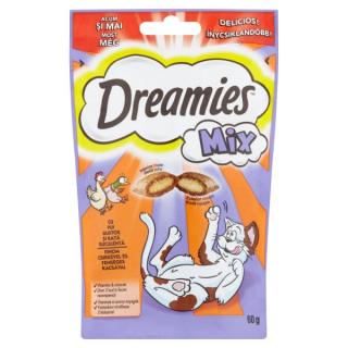Dreamies s kuřecím a kachnou MIX 60g