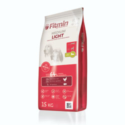 Fitmin Dog Medium Light 3kg  (Superprémiové krmivo pro dospělé psy středních plemen, se sníženým obsahem energie)