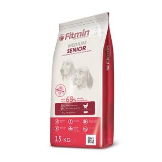 Fitmin Dog medium senior 15kg (Krmivo určené pro starší psy středních plemen)