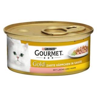Gourmet Gold konzerva kousky 85g (Různé příchutě)