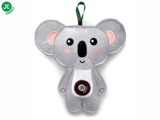 Koala, pískací hračka z pevné textilní látky, 18 cm