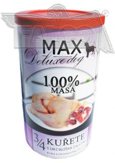 MAX konzerva 3/4 kuřete s žaludky 1200g