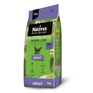 Nativia Adult 15kg (Kompletní krmivo pro dospělé psy)