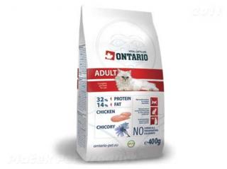 ONTARIO Cat adult 400g (Superprémiové krmivo pro dospělé kočky)