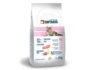 ONTARIO Kitten 2kg (Superprémiové krmivo pro koťata, březí a kojící kočky)