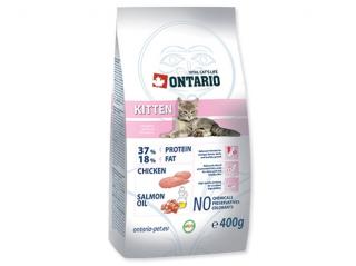 ONTARIO Kitten 400g (Superprémiové krmivo pro koťata, březí a kojící kočky)