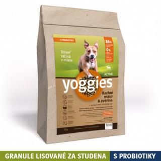 Yoggies granule Active Kachní maso+Zvěřina 2kg