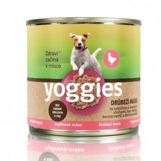 Yoggies konzerva Drůbeží s ovesnými vločkami a zeleninou 200g