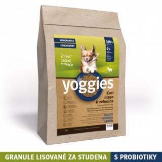 Yoggies Minigranule Kozí maso, zelenina a bramborové vločky 2kg