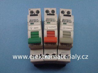 Kombi chránič 6A B/30 mA (PEP 6PJe 6A B/30 mA 1P RCBO)