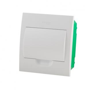 Plastový rozvaděč 8 mod.,vestavný, bílé dveře (EZ9E108P2F )