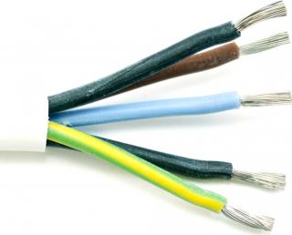 Silikonový kabel 5Cx1,5 (V05SS-F 5Cx1,5)