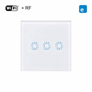 eWeLink Vypínač bez Nuly - Třítlačítkový (Třítlačítkový vypínač osvětlení ovládaný pomocí RF a WiFi)