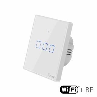 Sonoff TX2 - 3CH (Třítlačítkový vypínač osvětlení ovládaný pomocí RF a WiFi)