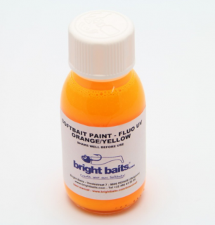 BRIGHT BAITS-SOFTBAIT PAINT FLUO ORANGE/YELLOW 30ML.