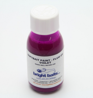 BRIGHT BAITS-SOFTBAIT PAINT FLUO UV VIOLET 30ML.