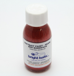 BRIGHT BAITS-SOFTBAIT PAINT PEARL RED/BORDEAUX 30ML.