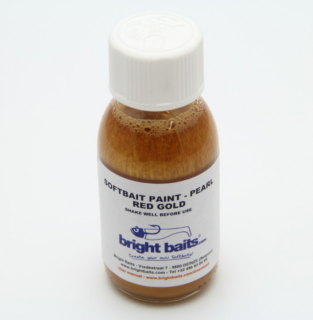 BRIGHT BAITS-SOFTBAIT PAINT PEARL RED GOLD 30ML.